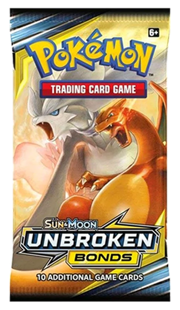 Pokémon Unbroken Bonds booster pack — example of a possible pack